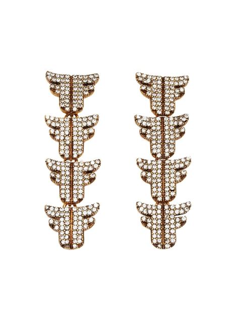 fendi hanging earrings|farfetch earrings for women.